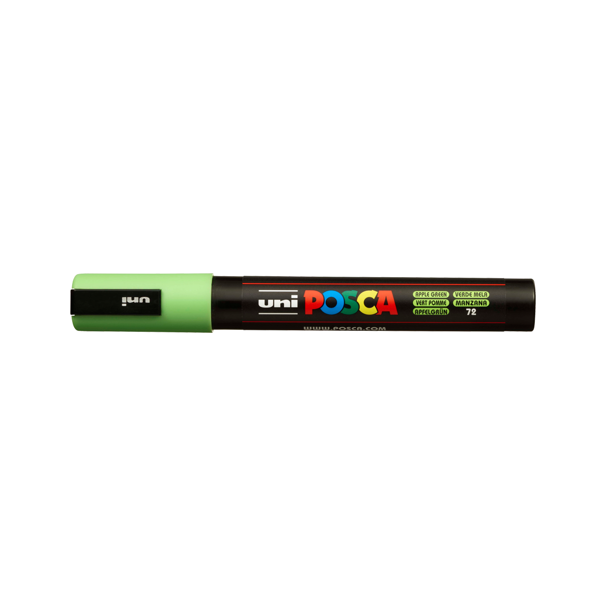 Akrylový popisovač Posca PC-5M, 1,8 – 2,5 mm, zelené jablko (72)