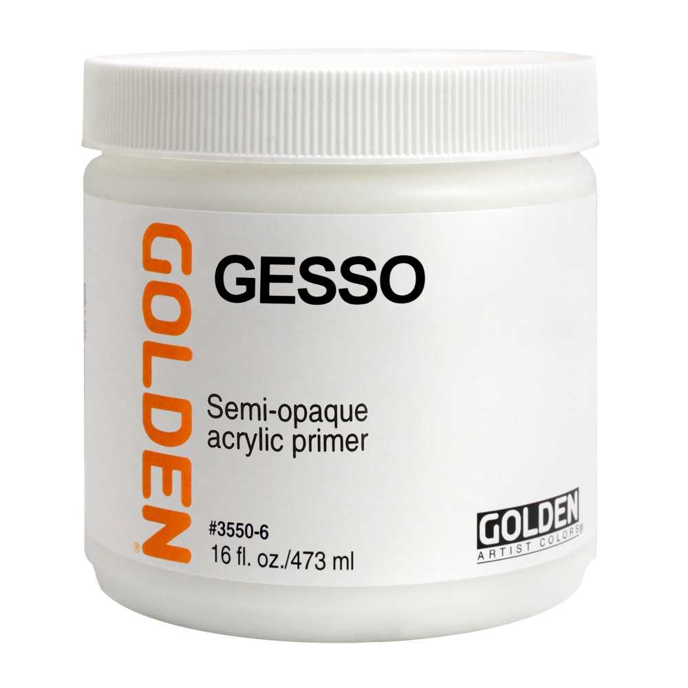 Akrylový šeps GOLDEN Gesso biely základný náter