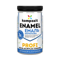 Akrylový smalt  KOMPOZIT PROFI Gloss  0.3 l – Biela