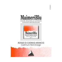 Akvarelová farba Maimeri Blu – polpanvička 1,5 ml – Kadmium červeno-oranžové