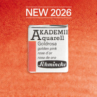 Akvarelová farba Schmincke AKADEMIE 1/2 panvička - Golden pink – 305 Zlatá ružová