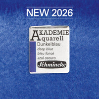 Akvarelová farba Schmincke AKADEMIE 1/2 panvička - Golden pink – 444 Tmavomodrá