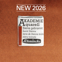 Akvarelová farba Schmincke AKADEMIE 1/2 panvička - Golden pink – 662 Pálená siena