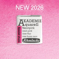 Akvarelová farba Schmincke AKADEMIE 1/2 panvička - Golden pink – 952 Neónová ružová