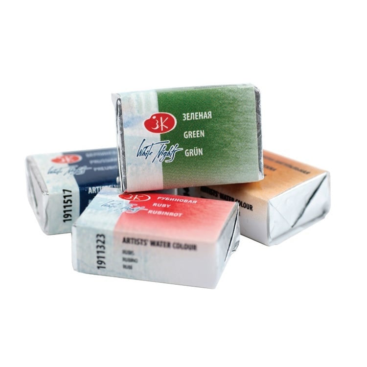 Akvarelové farby White Nights Semi-dry 2.5 ml | rôzne odtiene — obrázok 13