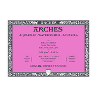Akvarelový blok ARCHES HP prírodná biela 300 g/m² – 20 listov