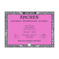 Akvarelový blok ARCHES HP prírodná biela 300 g/m² – 20 listov