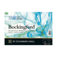 Akvarelový blok CANSON St Cuthberts Bockingford 300 g/m² 12 listov špirála 18 – 41 cm