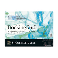 Akvarelový blok CANSON St Cuthberts Bockingford 300 g/m² 12 listov špirála 18 – 41 cm