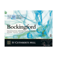 Akvarelový blok CANSON St Cuthberts Bockingford 300 g/m² 12 listov špirála 18 – 41 cm