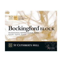 Akvarelový blok CANSON St Cuthberts Bockingford Rough 300 g/m² 31 – 41 cm - 12 listov