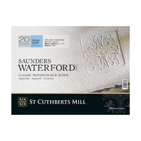 Akvarelový blok CANSON St Cuthberts Saunders Waterford CP biely 300 g/m² 20 listov – 26 – 51 cm