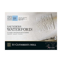 Akvarelový blok CANSON St Cuthberts Saunders Waterford CP biely 300 g/m² 20 listov – 26 – 51 cm