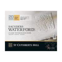 Akvarelový blok CANSON St Cuthberts Saunders Waterford Rough 300 g/m² 26 × 51 cm – 20 listov