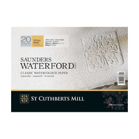 Akvarelový blok CANSON St Cuthberts Saunders Waterford Rough 300 g/m² 26 × 51 cm – 20 listov