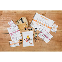 Akvarelový blok Clairefontaine Fontaine HP extra biely 300 g/m² 12 x 18 cm - 12 listov
