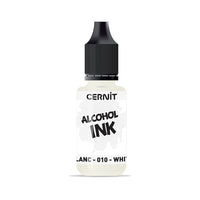 Alkoholový farebný atrament CERNIT 20 ml – 010 biela