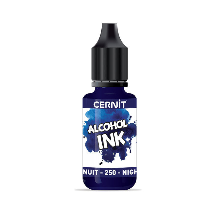 Alkoholový farebný atrament CERNIT 20 ml – 250 nočná modrá
