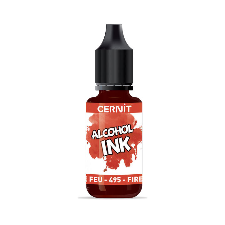 CERNIT Alkohol-Tinte 20 ml – 495 feuerrot