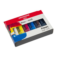 ROYAL TALENS Amsterdam sada akrylových farieb Primary 6 x 20 ml