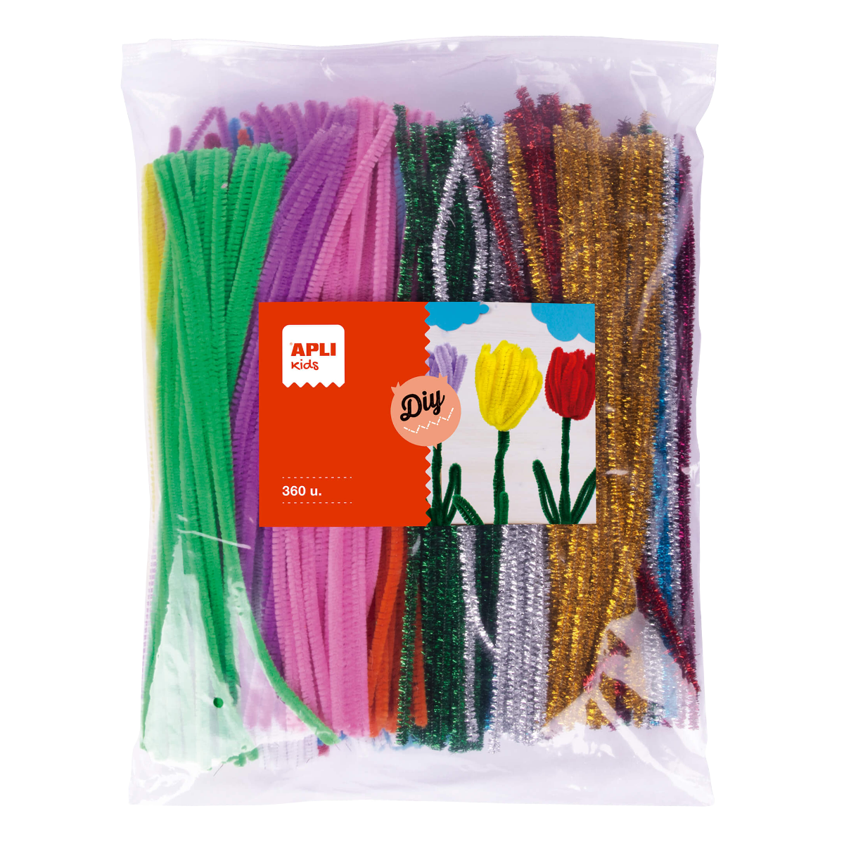 APLI modelovacie drôtiky Jumbo pack – 360 ks, mix farieb