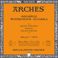 ARCHES akvarelový blok Rough prírodná biela 300 g/m² 10 – 31 cm - 20 listov