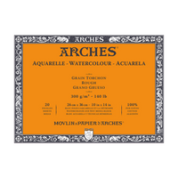 ARCHES akvarelový blok Rough prírodná biela 300 g/m² 10 – 31 cm - 20 listov