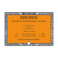 ARCHES akvarelový blok Rough prírodná biela 300 g/m² 10 – 31 cm - 20 listov