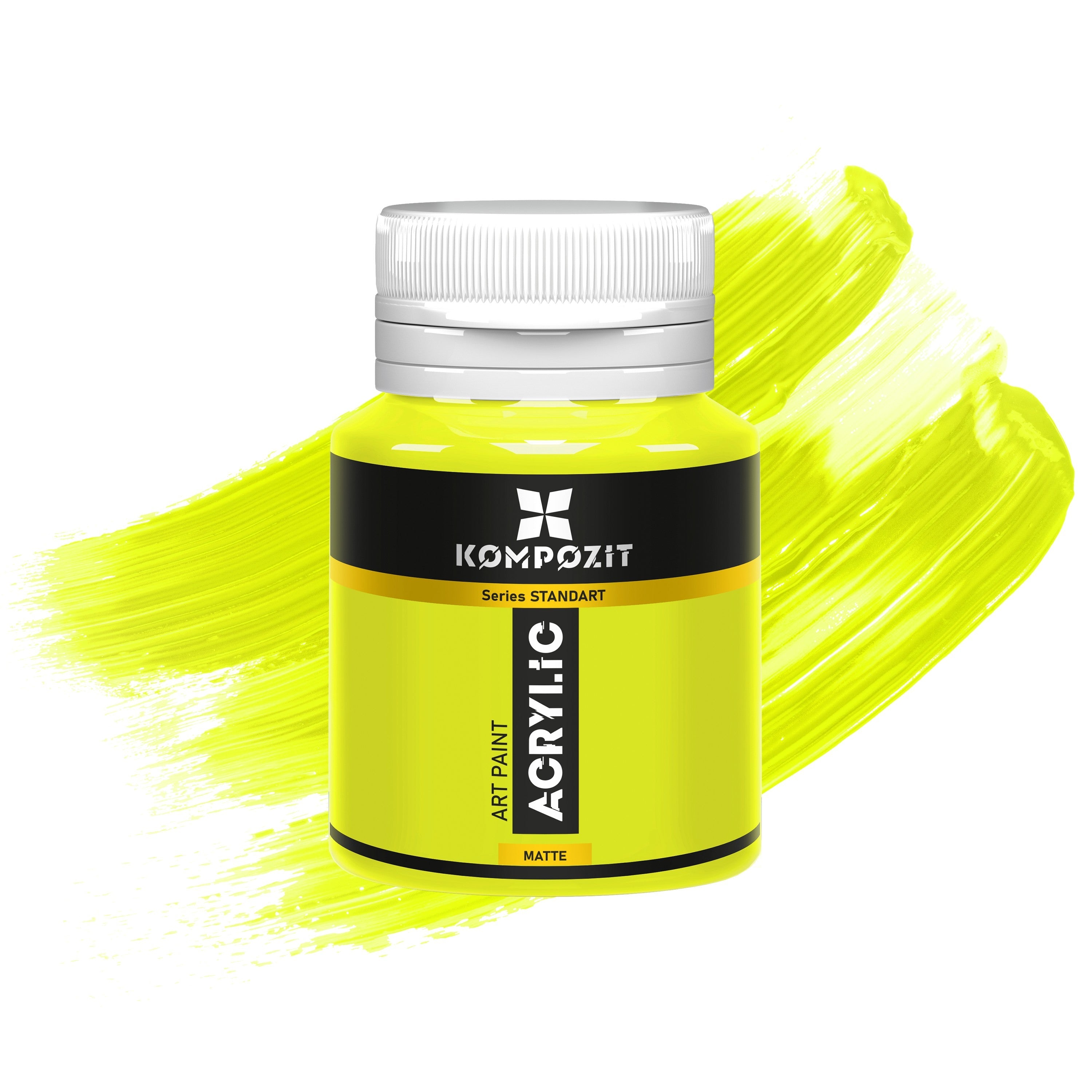 Akrylová farba STANDART Kompozit Fluorescent 20 ml – 111 Fluorescenčná limetková zelená