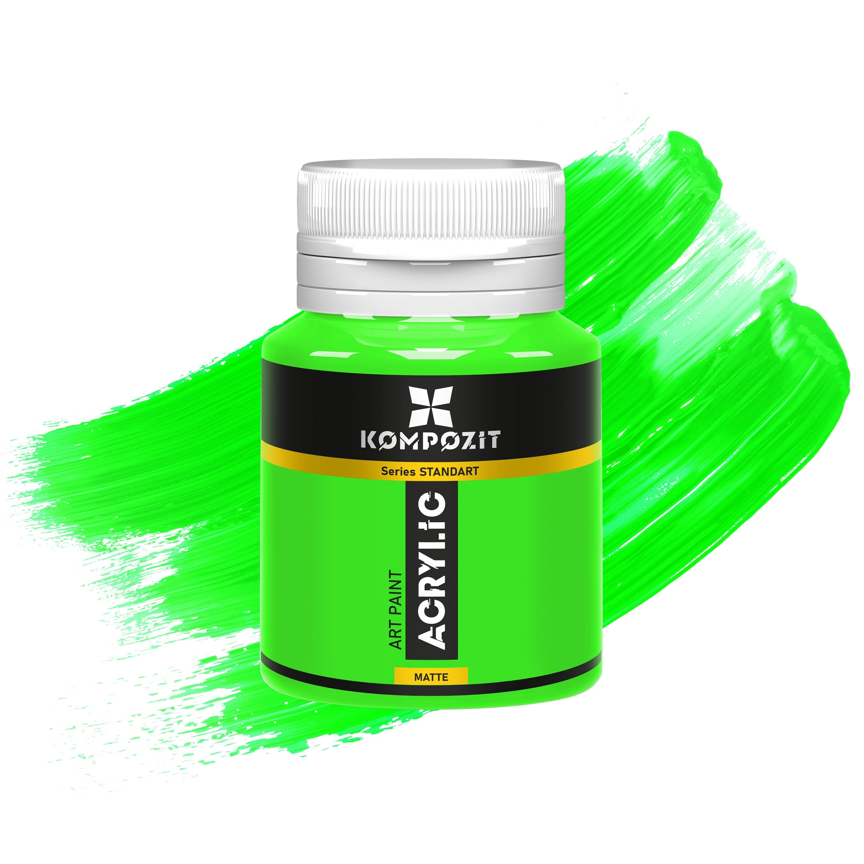 Akrylová farba STANDART Kompozit Fluorescent 20 ml – 112 Fluorescenčná zelená
