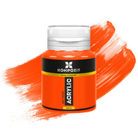 Akrylová farba STANDART Kompozit Fluorescent 20 ml – 113 Fluorescenčná oranžová