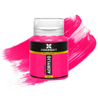 Akrylová farba STANDART Kompozit Fluorescent 20 ml – 114 Fluorescenčná ružová