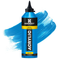 Akrylová farba Kompozit STANDART Fluorescent 500 ml – 116 Fluorescenčná modrá