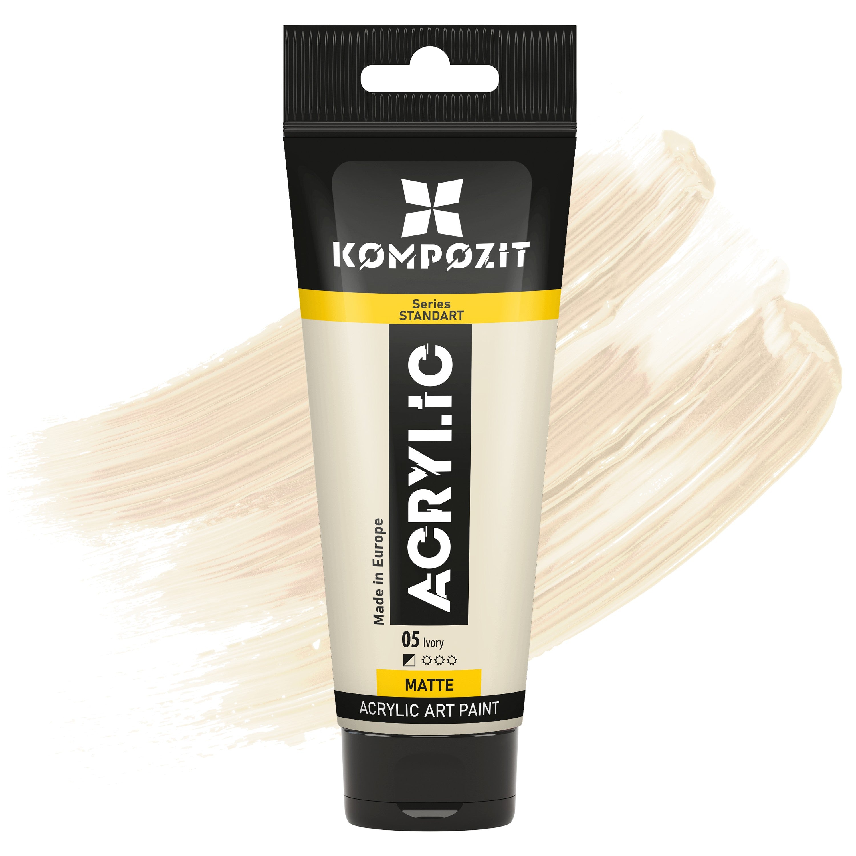 Akrylová farba STANDART Kompozit 75 ml – 05 Slonová kosť
