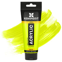 Akrylová farba Kompozit STANDART Fluorescent 75 ml – 111 Fluorescenčná limetkovo zelená