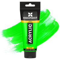 Akrylová farba Kompozit STANDART Fluorescent 75 ml – 112 Fluorescenčná zelená