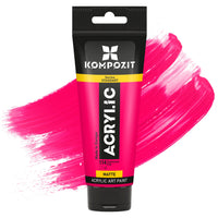 Akrylová farba Kompozit STANDART Fluorescent 75 ml – 114 Fluorescenčná ružová