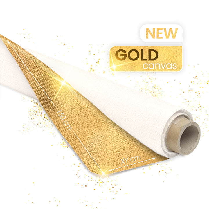 ARTMIE MIDAS zlaté maliarske plátno na rolke - rôzne dĺžky — obrázok 4