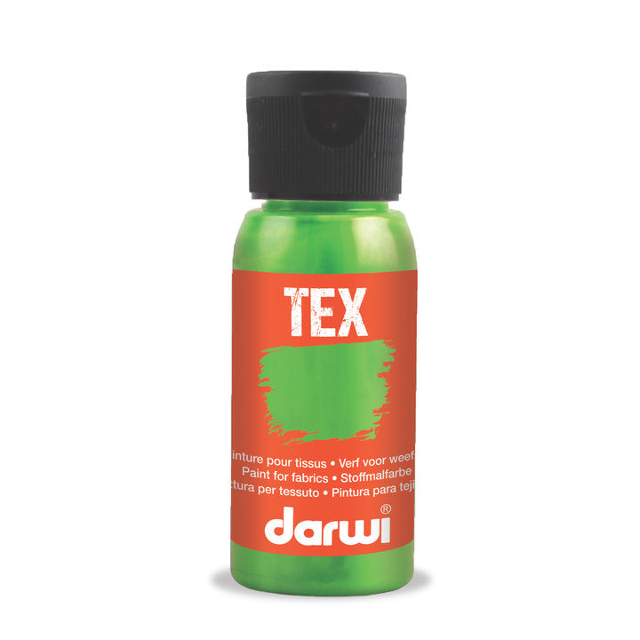DARWI TEX farba na textil 50 ml – 627 neonová zelená