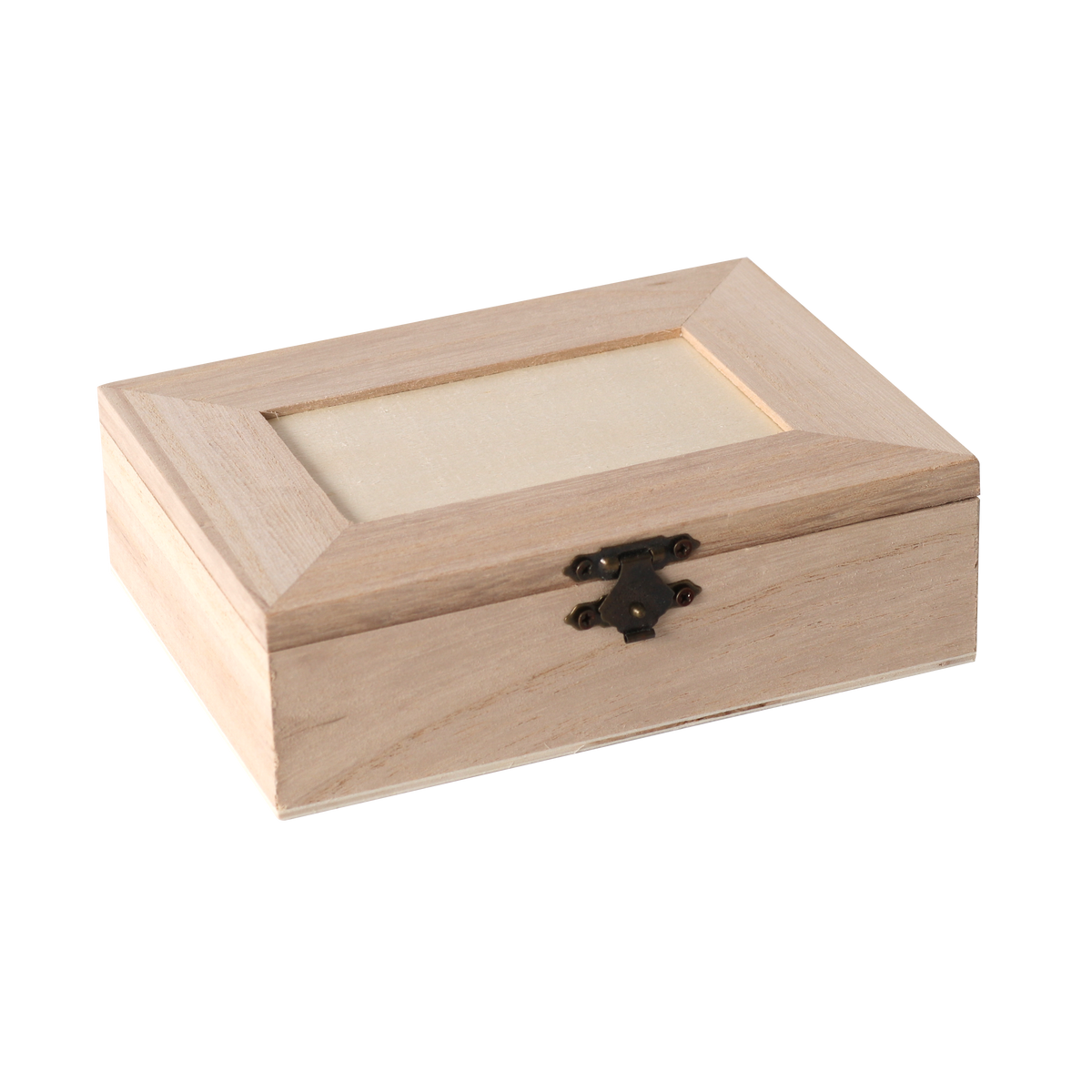 Box with 4 compartments 14 x 10 3,5 cm – a zrkadlo vo vnútri
