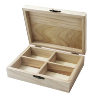 Box with 4 compartments 14 x 10 3,5 cm – plný vrch