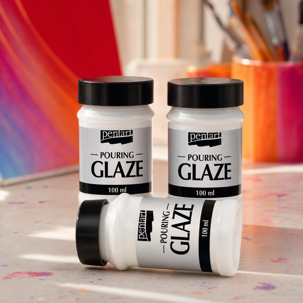 Tekutá glazúra Pentart lesklá – balenie 3 ks (−20 %)