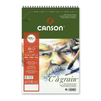 Skicár CANSON C a grain 224 g/m² A4, 30 listov, jemnozrnný, špirálová väzba