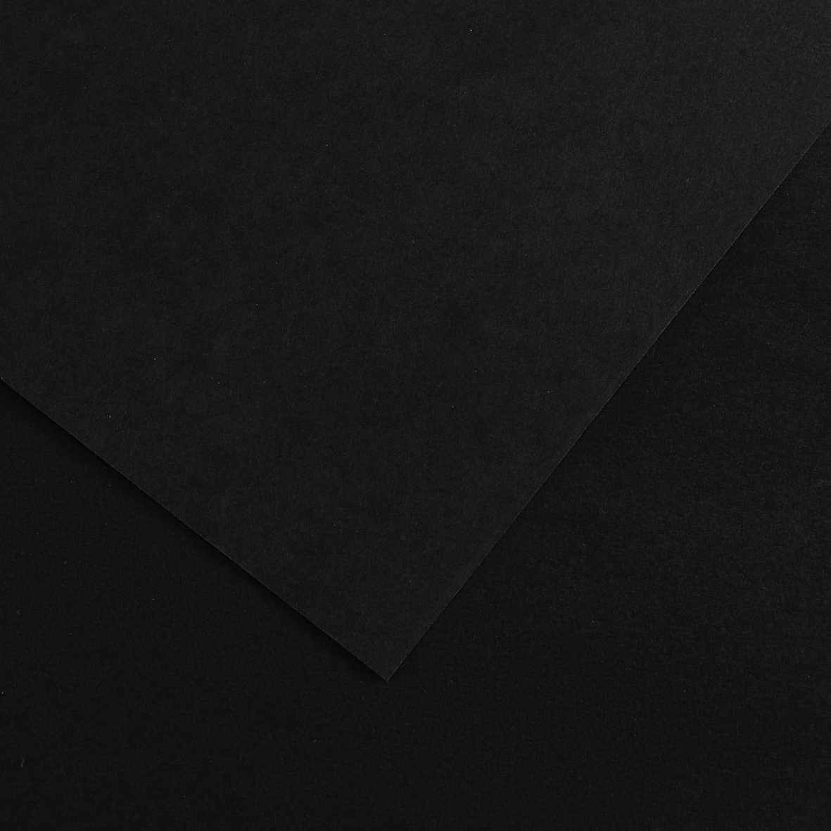 CANSON farebný papier Vivaldi 50 x 65 cm 240 g 125H – Čierna 38