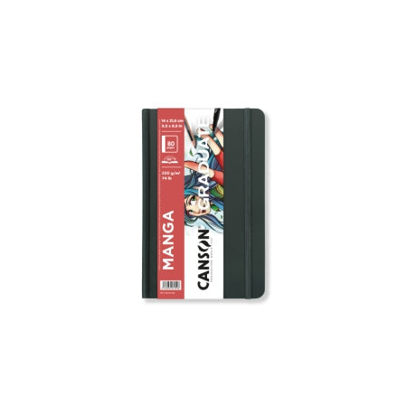 Canson Graduate Art Book Manga 200 g/m², 80 listov, 14 x 21 cm, pevná väzba