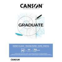 Canson Graduate pauzovací blok A3 72 g/m² - 40 listov lepený