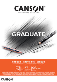 Canson Graduate skicár 96 g/m² 40L A3 lepený