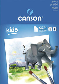 CANSON Kids kresliaci blok 200 g/m² 20 listov A4 lepený