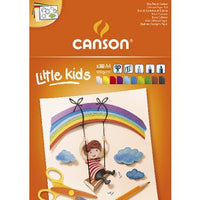 Farebný skicár CANSON Kids A4 - 120 g/m², 30 listov, mix 10 farieb