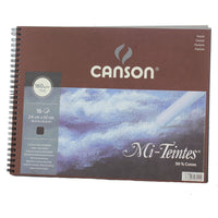 Canson Mi-Teintes blok na pastel 160 g/m² 16L 24 x 32 cm čierny